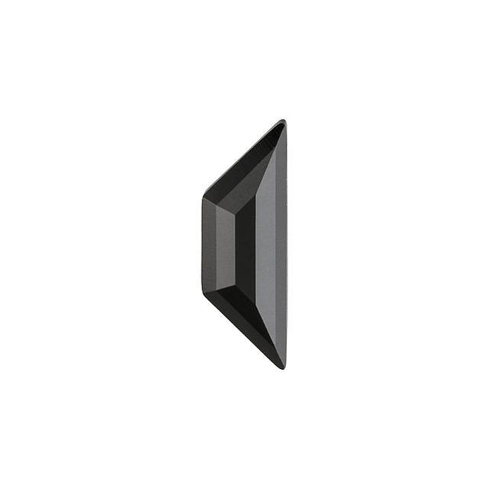PRESTIGE Crystal, #H2772 Hotfix Trapeze Flatback Rhinestone 12.9x4.2mm, Jet (1 Piece)