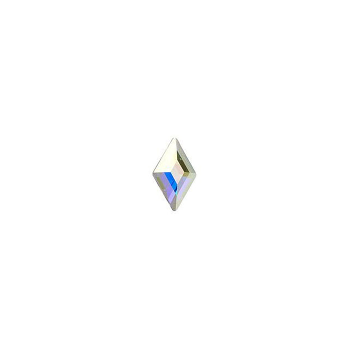 PRESTIGE Crystal, #H2773 Hotfix Diamond Shaped Flatback Rhinestone 5x3mm, Crystal AB (1 Piece)