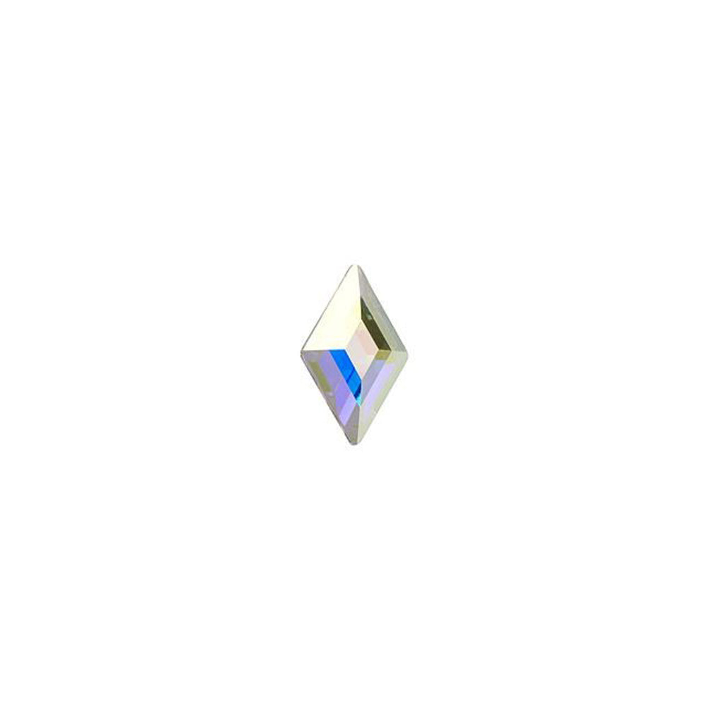 PRESTIGE Crystal, #H2773 Hotfix Diamond Shaped Flatback Rhinestone 6.6x3.9mm, Crystal AB (1 Piece)