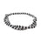 Dakota Stones Gemstone Beads, Black Lined Dzi Agate, Round 6mm (15 Inch Strand)