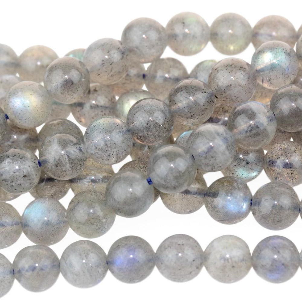 Dakota Stones Gemstone Beads, Labradorite AA Grade, Round 6mm (15 Inch Strand)