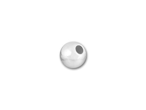 Sterling Silver 3mm Seamless Round Small-Hole Bead (10 Pieces)
