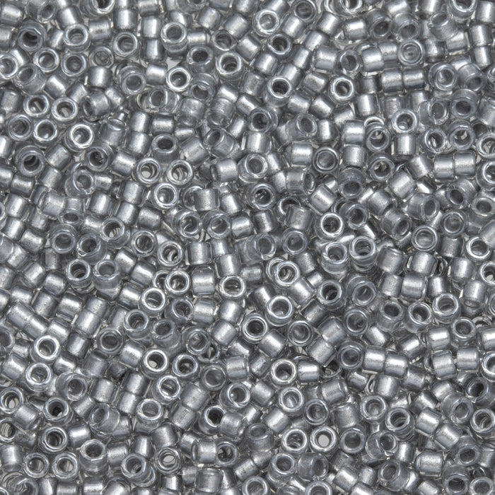 Toho Aiko Seed Beads, 11/0 #1000 'Silver-Lined Light Gray' (4 Grams)