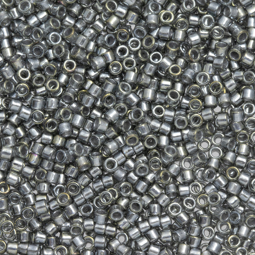 Toho Aiko Seed Beads, 11/0 #1001 'Silver-Lined Black Diamond' (4 Grams)