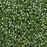 Toho Aiko Seed Beads, 11/0 #1007 'Gold-Lined Peridot' (4 Grams)