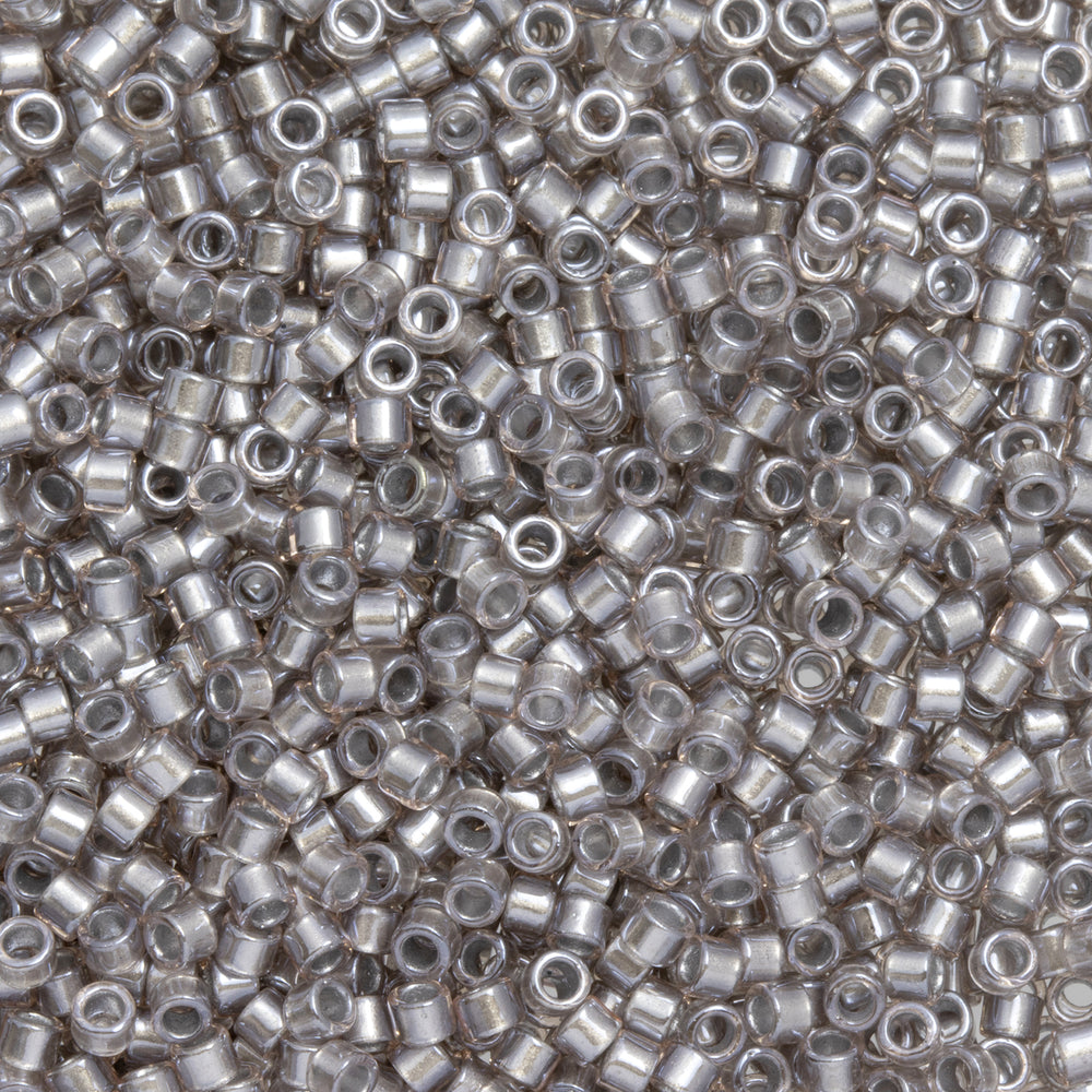 Toho Aiko Seed Beads, 11/0 #1009 'Silver-Lined Luster Gray' (4 Grams)