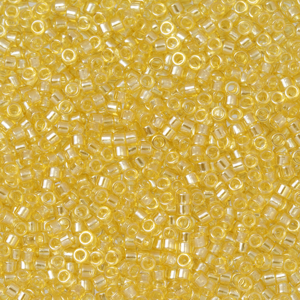 Toho Aiko Seed Beads, 11/0 #103 'Transparent Lt Topaz Luster' (4 Grams)