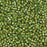 Toho Aiko Seed Beads, 11/0 #1046 'Orange-Lined Peridot' (4 Grams)