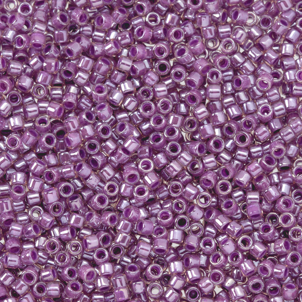 Toho Aiko Seed Beads, 11/0 #1060 'Purple-Lined Crystal' (4 Grams)