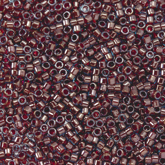 Toho Aiko Seed Beads, 11/0 #1061 'Fuchsia-Lined Lt Sapphire' (4 Grams)