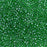 Toho Aiko Seed Beads, 11/0 #108B 'Transparent Grass Green Luster' (4 Grams)