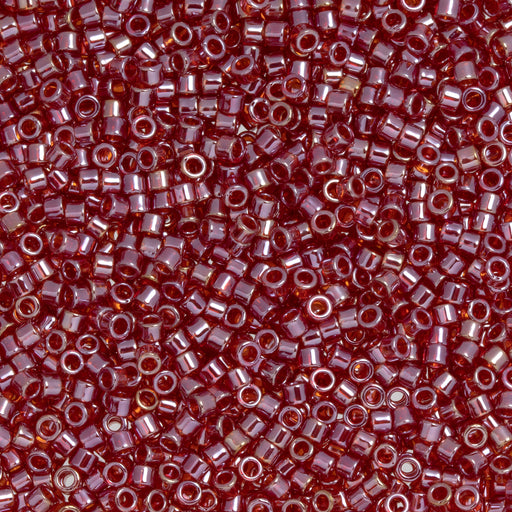 Toho Aiko Seed Beads, 11/0 #109C 'Transparent Ruby Luster' (4 Grams)