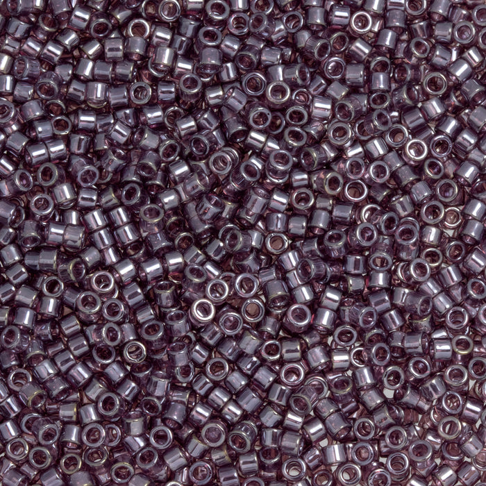 Toho Aiko Seed Beads, 11/0 #110B 'Transparent Med Amethyst Luster' (4 Grams)