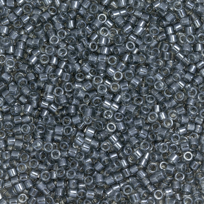 Toho Aiko Seed Beads, 11/0 #113 'Transparent Gray Luster' (4 Grams)