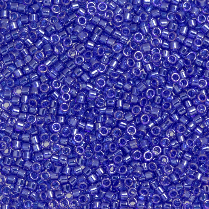 Toho Aiko Seed Beads, 11/0 #116 'Transparent Cobalt Luster' (4 Grams)