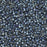 Toho Aiko Seed Beads, 11/0 #1176 'Blue Hematite Rhodium Plate' (4 Grams)