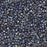 Toho Aiko Seed Beads, 11/0 #1177 'Delphinus Rhodium Plate' (4 Grams)