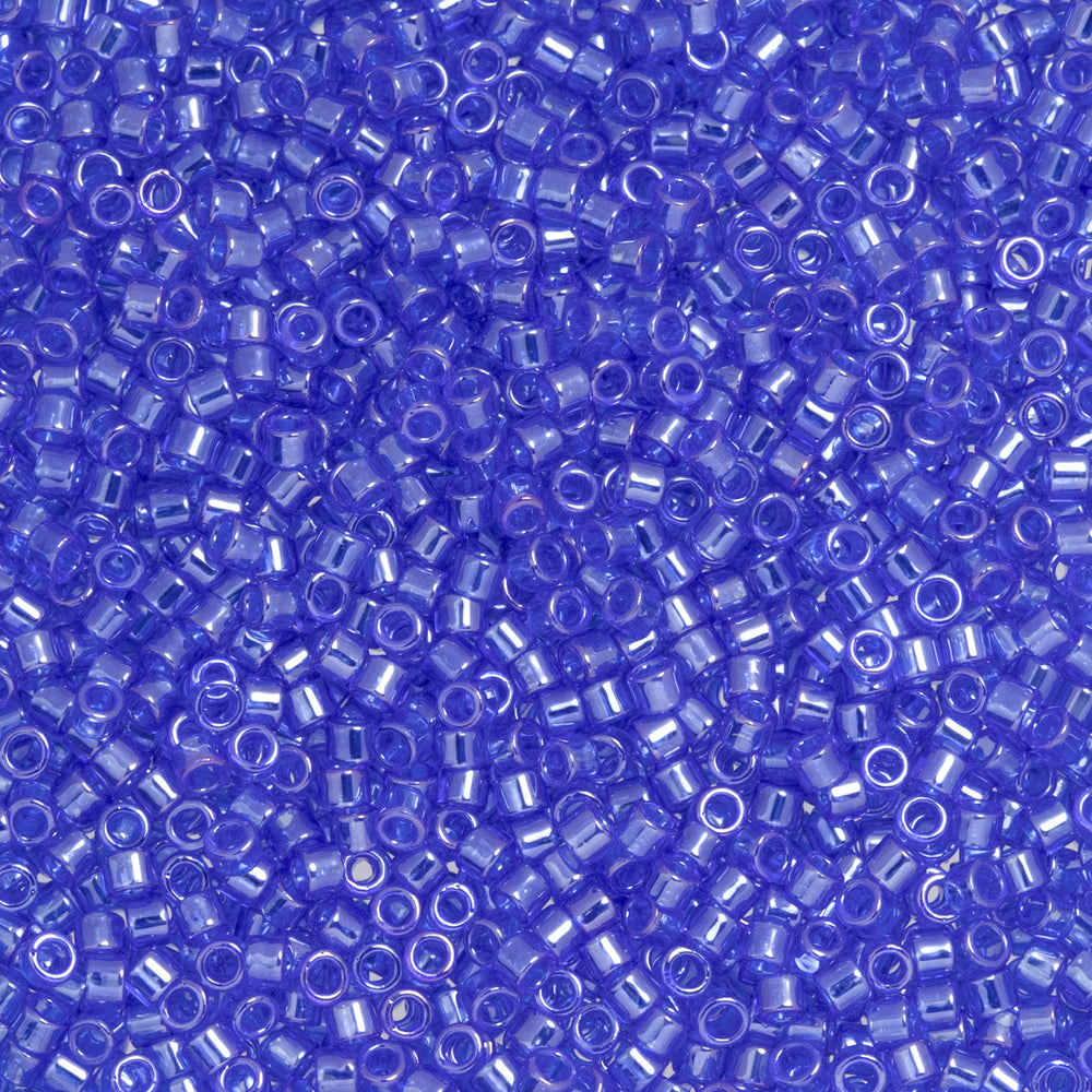 Toho Aiko Seed Beads, 11/0 #117 'Transparent Sapphire Luster' (4 Grams)