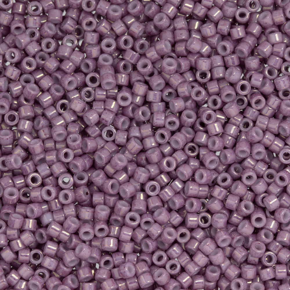 Toho Aiko Seed Beads, 11/0 #1202 'Marbled Pink' (4 Grams)