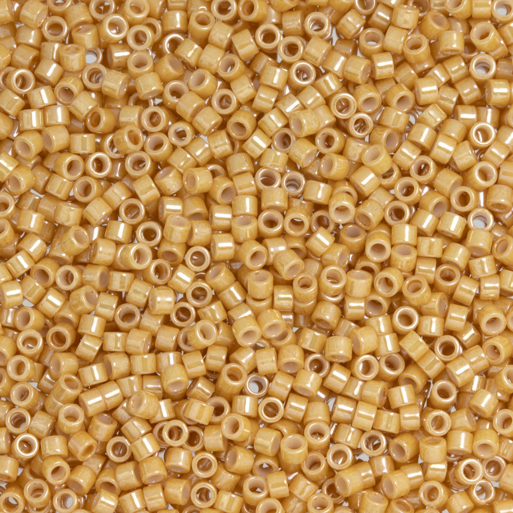 Toho Aiko Seed Beads, 11/0 #123D 'Opaque Dark Beige Luster' (4 Grams)