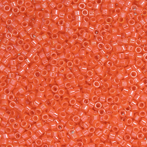 Toho Aiko Seed Beads, 11/0 #129 'Opaque Pumpkin Luster' (4 Grams)
