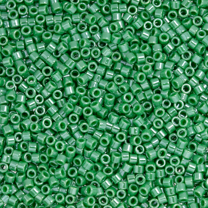 Toho Aiko Seed Beads, 11/0 #130D 'Opaque Shamrock Luster' (4 Grams)