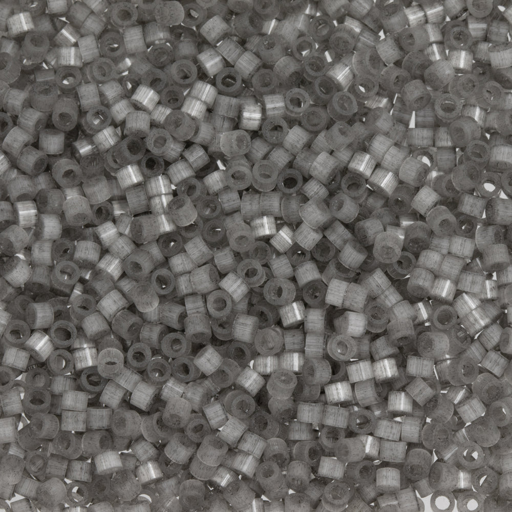 Toho Aiko Seed Beads, 11/0 #1324 'Fiber-Optic Charcoal' (4 Grams)