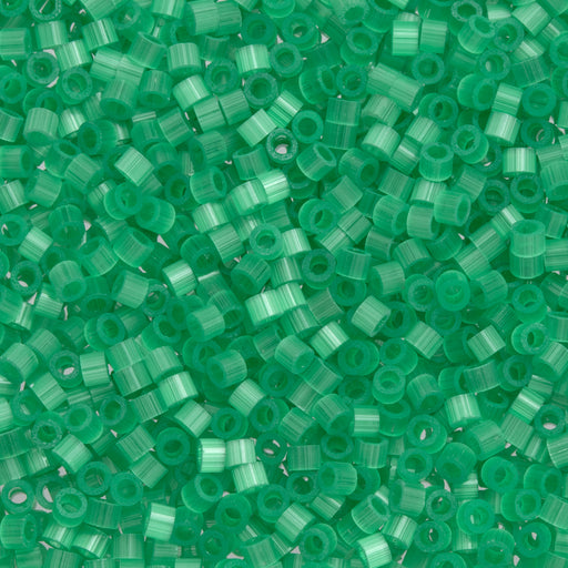 Toho Aiko Seed Beads, 11/0 #1519 'Fiber-Optic Jungle Green' (4 Grams)