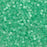 Toho Aiko Seed Beads, 11/0 #1520 'Fiber-Optic Beach Glass Green' (4 Grams)