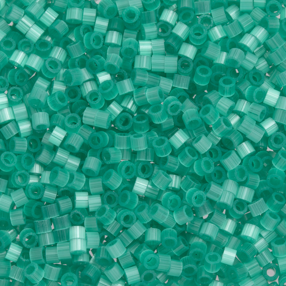 Toho Aiko Seed Beads, 11/0 #1521 'Fiber-Optic Nile Green' (4 Grams)
