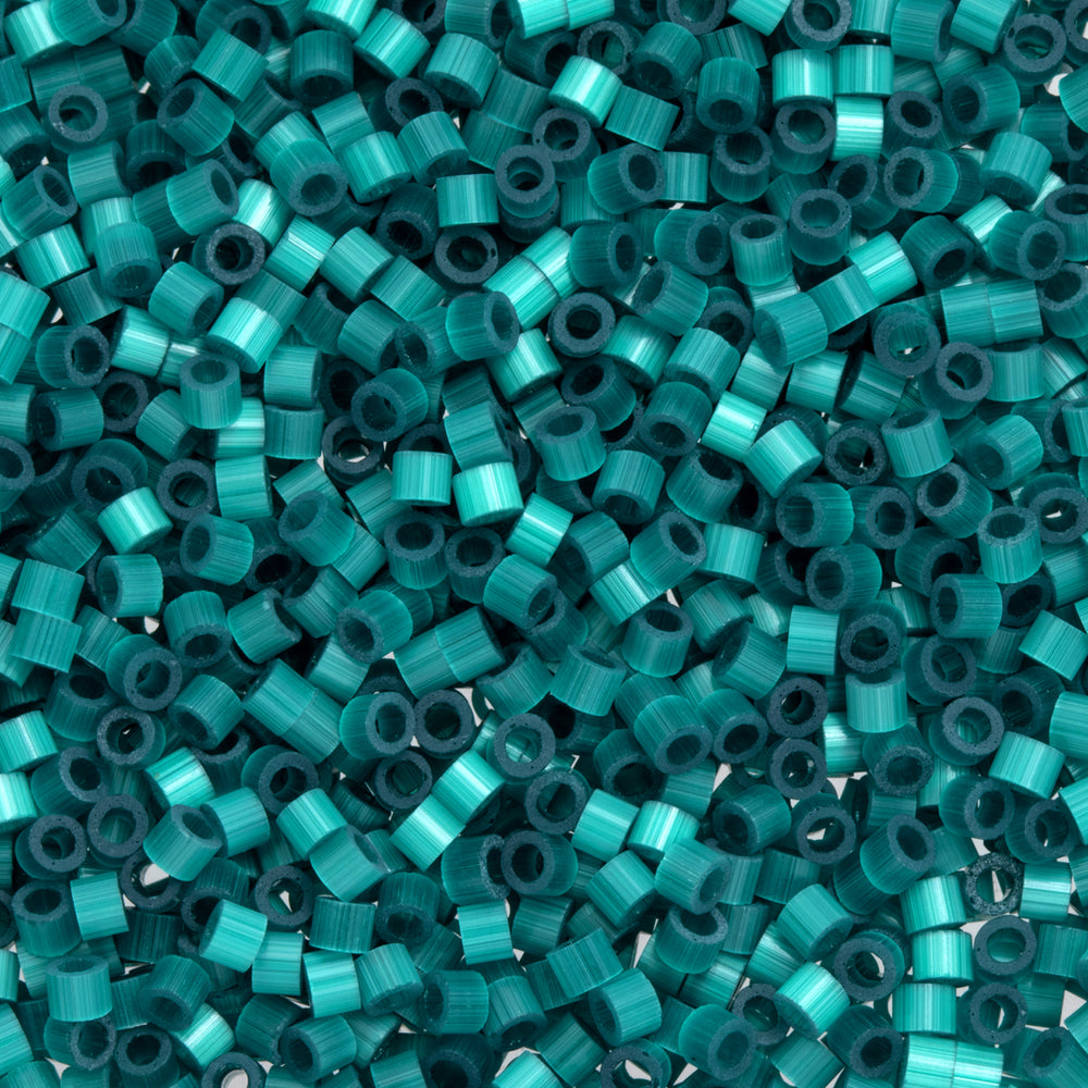 Toho Aiko Seed Beads, 11/0 #1523 'Fiber-Optic Marine Blue' (4 Grams)
