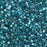 Toho Aiko Seed Beads, 11/0 #1573 'Fiber-Optic Iridescent Marine Blue Rainbow' (4 Grams)