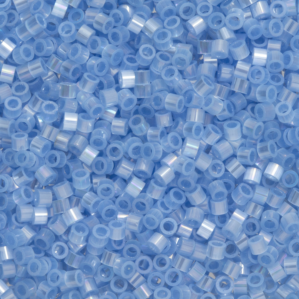 Toho Aiko Seed Beads, 11/0 #1578 'Fiber-Optic Iridescent Blue Frost' (4 Grams)