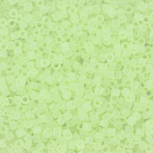 Toho Aiko Seed Beads, 11/0 #15F 'Transparent Frosted Citrus Spritz' (4 Grams)