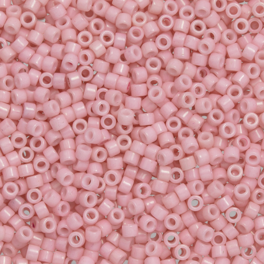 Toho Aiko Seed Beads, 11/0 #1601 'Opaque Carnation Pink Luster' (4 Grams)
