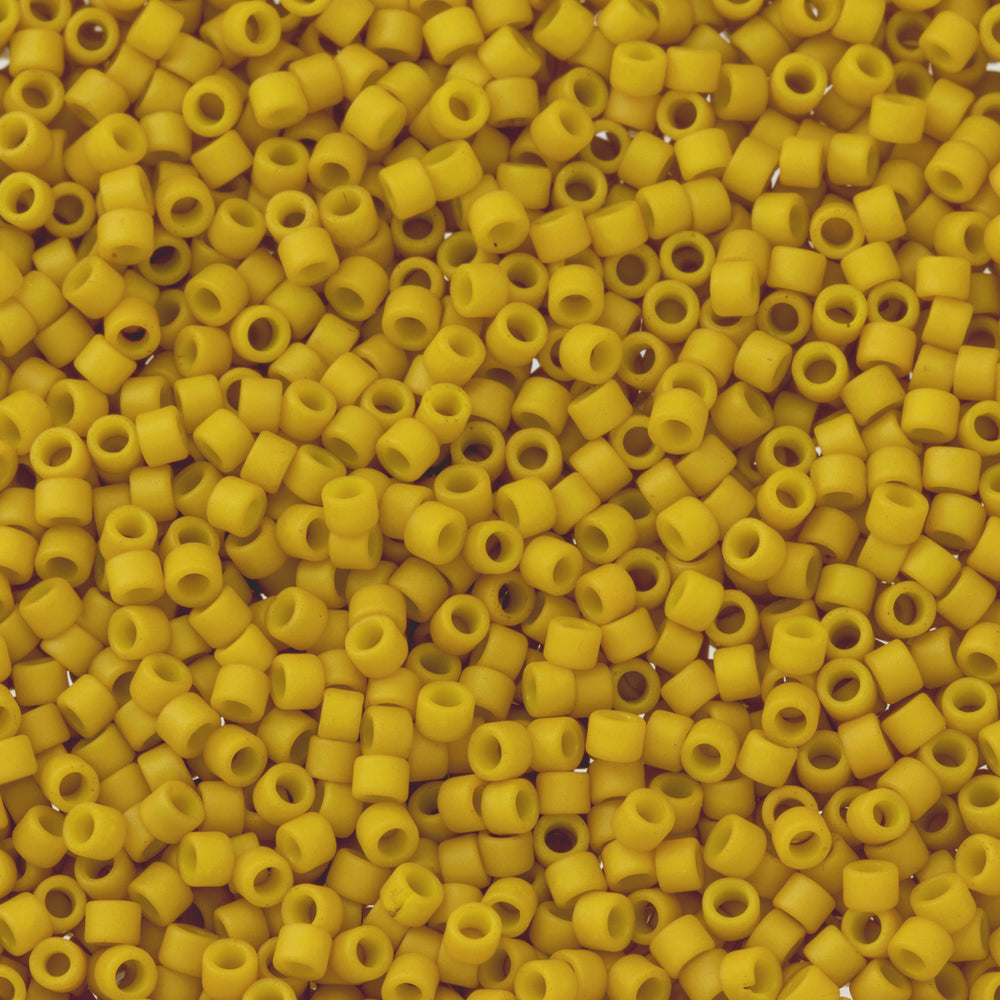 Toho Aiko Seed Beads, 11/0 #1605F 'Opaque Matte Carmel' (4 Grams)