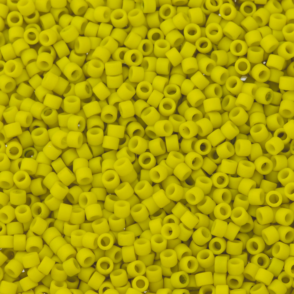 Toho Aiko Seed Beads, 11/0 #1607F 'Opaque Matte Butterscotch' (4 Grams)