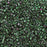 Toho Aiko Seed Beads, 11/0 #1628 'Opaque Olive Iris Rainbow' (4 Grams)