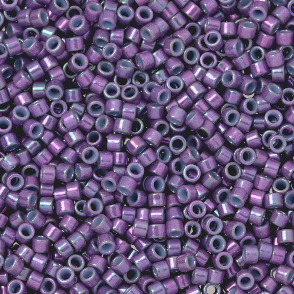 Toho Aiko Seed Beads, 11/0 #1631 'Opaque Purple Amethyst Luster' (4 Grams)