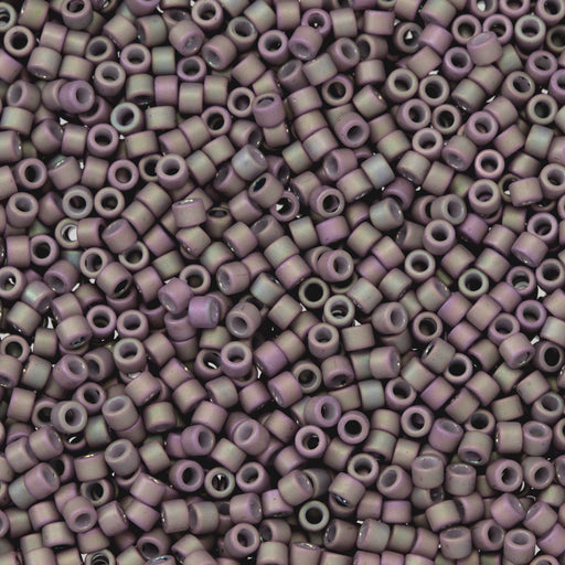 Toho Aiko Seed Beads, 11/0 #1634F 'Opaque Matte Sugar Plum Rainbow' (4 Grams)