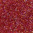 Toho Aiko Seed Beads, 11/0 #165B 'Transparent Siam Ruby Rainbow' (4 Grams)