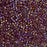 Toho Aiko Seed Beads, 11/0 #165D 'Transparent Garnet Rainbow' (4 Grams)