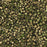 Toho Aiko Seed Beads, 11/0 #1702 'Gilded Marble Green' (4 Grams)