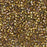 Toho Aiko Seed Beads, 11/0 #1802 'Gold-Lined Lt Topaz Rainbow' (4 Grams)