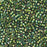 Toho Aiko Seed Beads, 11/0 #1805 'Gold-Lined Peridot Rainbow' (4 Grams)