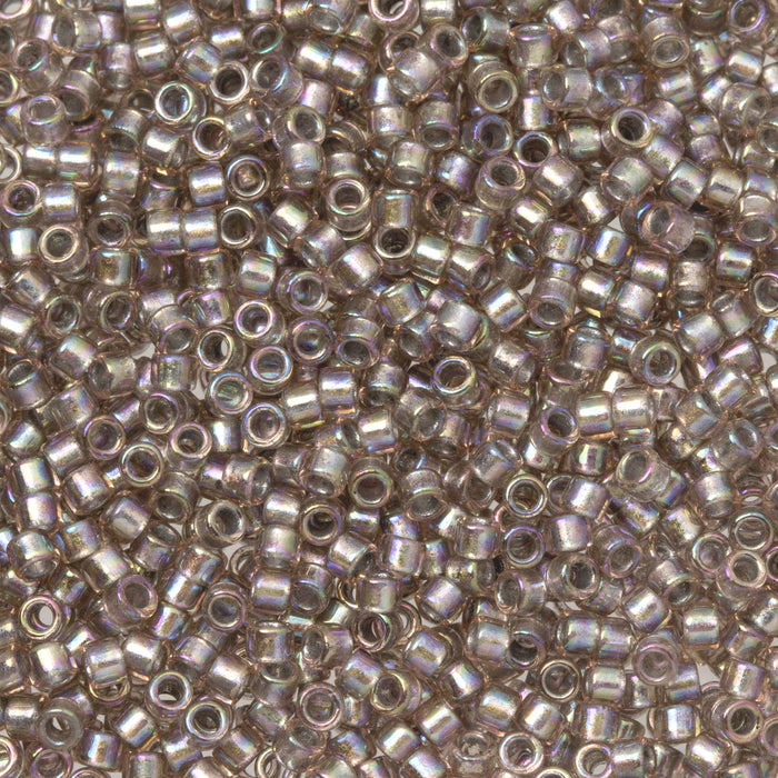 Toho Aiko Seed Beads, 11/0 #1807 'Silver-Lined Gray Rainbow' (4 Grams)