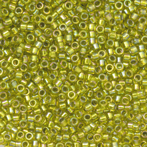 Toho Aiko Seed Beads, 11/0 #1811 'Silver-Lined Citrus Rainbow' (4 Grams)