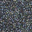 Toho Aiko Seed Beads, 11/0 #1820 'Gray Line Gray Rainbow' (4 Grams)