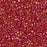 Toho Aiko Seed Beads, 11/0 #1822 'Siam-Lined Hyacinth Rainbow' (4 Grams)