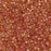 Toho Aiko Seed Beads, 11/0 #1823 'Orange-Lined Lime Rainbow' (4 Grams)